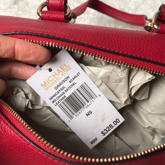 MICHAEL Michael Kors Grayson Chain Satchel - Picture 5 of 8